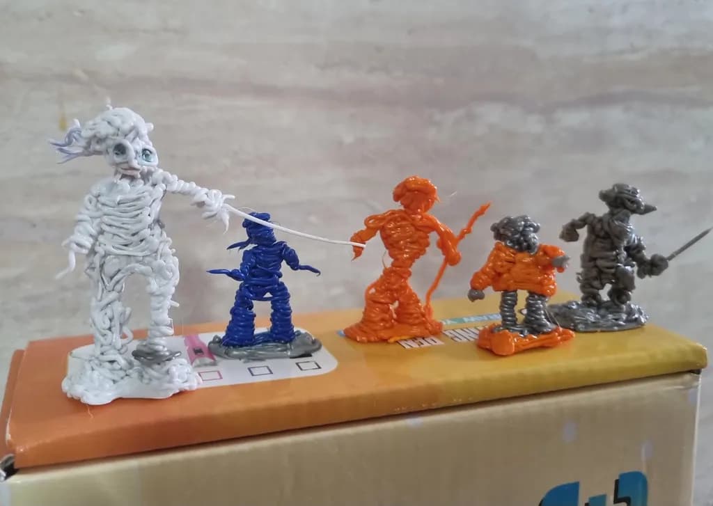 قلم طراحی سه بعدی 3D PEN-2 اورجینال | نمایشگر دار با تنظیم سرعت و فیلامنت PLA و ABS — تصویر ۲