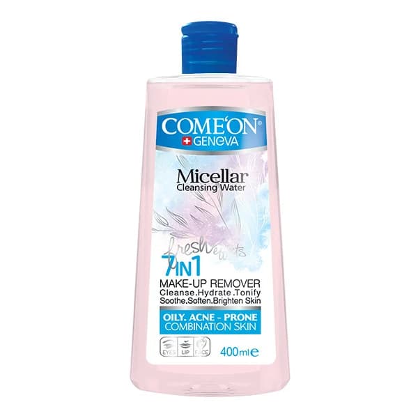 آب پاک کننده آرایش صورت کامان مدل OILY SKIN حجم 400 میلی لیتر — تصویر ۴