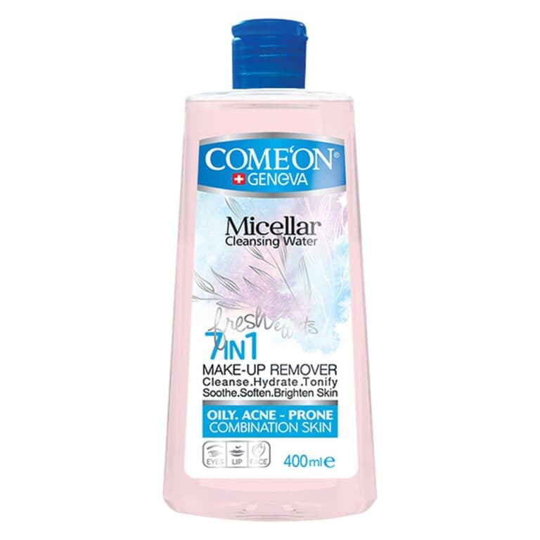 آب پاک کننده آرایش صورت کامان مدل OILY SKIN حجم 400 میلی لیتر — تصویر ۲