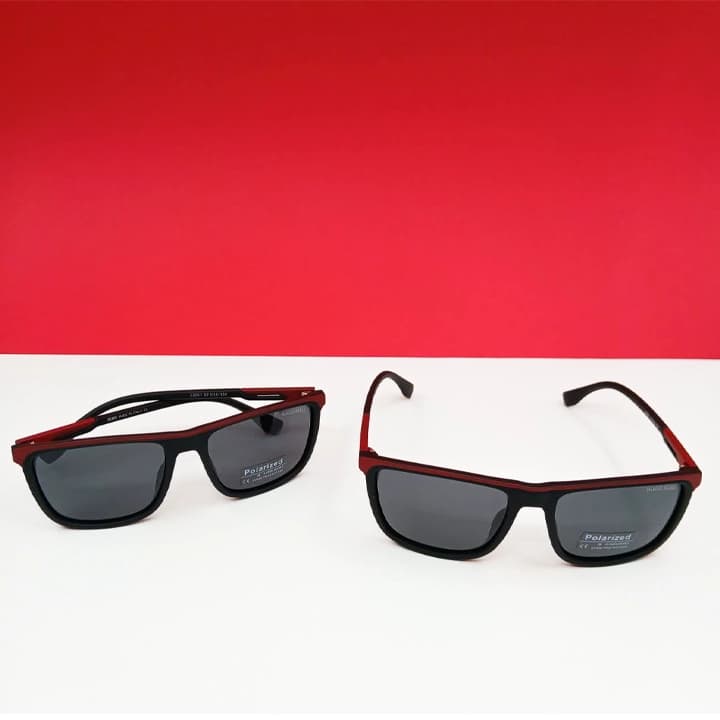 عینک HUGO BOSS M528 مشکی قرمز