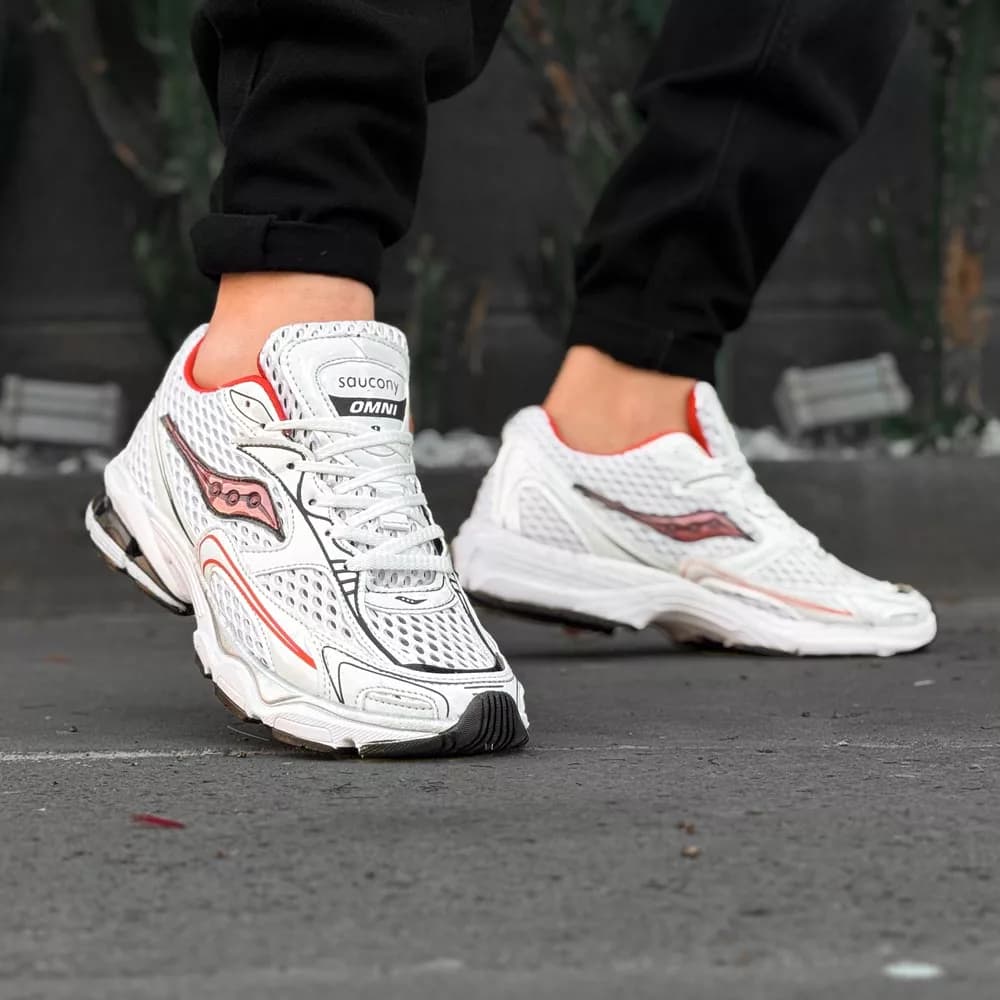 کتانی مردانه saucony سفید کد 29831 — تصویر ۳