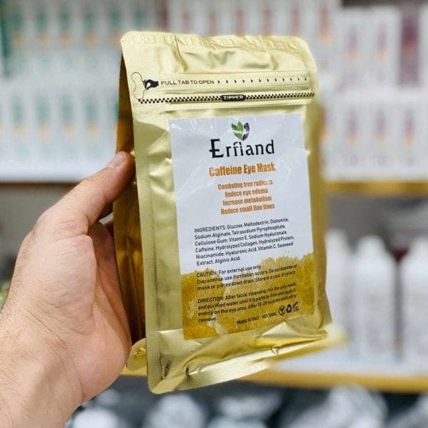 ماسک کلاژن دور چشم کافئین ارفلند Erfland حجم 200 گرم — تصویر ۲