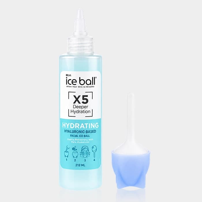 ژل آبرسان آیس بال ICE BALL HYDRATING FACIAL HYALURONIC هیالورونیک اسید حجم212ml اصل — تصویر ۵