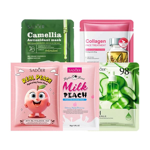 ماسک ورقه ای صورت سادور SADOER FACIAL MASK (پک ده عددی و تکی)