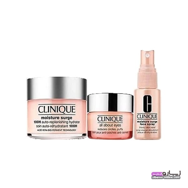 ست آبرسان کلینیک CLINIQUE MOISTURE SURGE TRAVEL EXCLUSIVE اصل — تصویر ۴