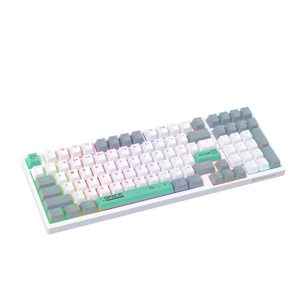 کیبورد گیمینگ مکانیکال اونیکوما مدل G38 White با سیم
