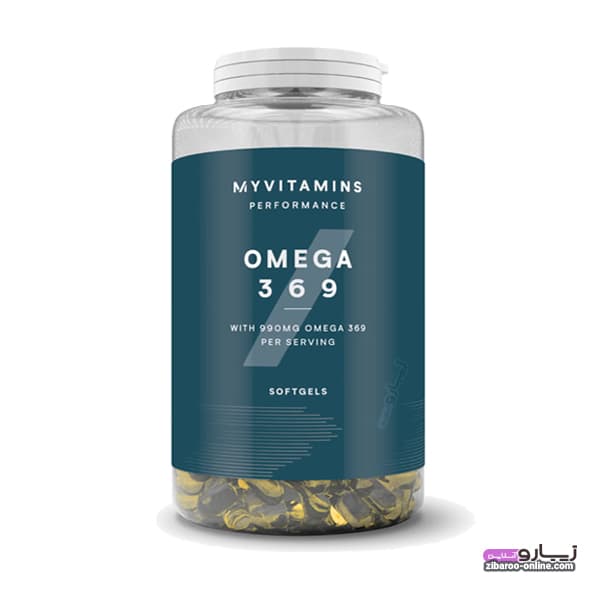 قرص امگا مای ویتامینز MY VITAMINS OMEGA 3.6.9 قوطی 120عددی اصل