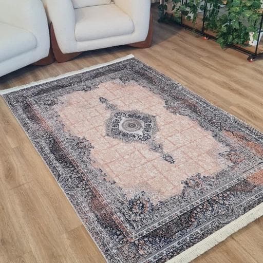 فرش چاپی فرشینه برند حسن نیا مخمل هازان مسی L370(پس کرایه)