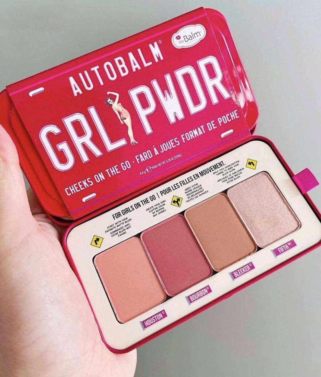 پلت رژگونه و هایلایتر گرل پودر دبالم The Balm — تصویر ۳