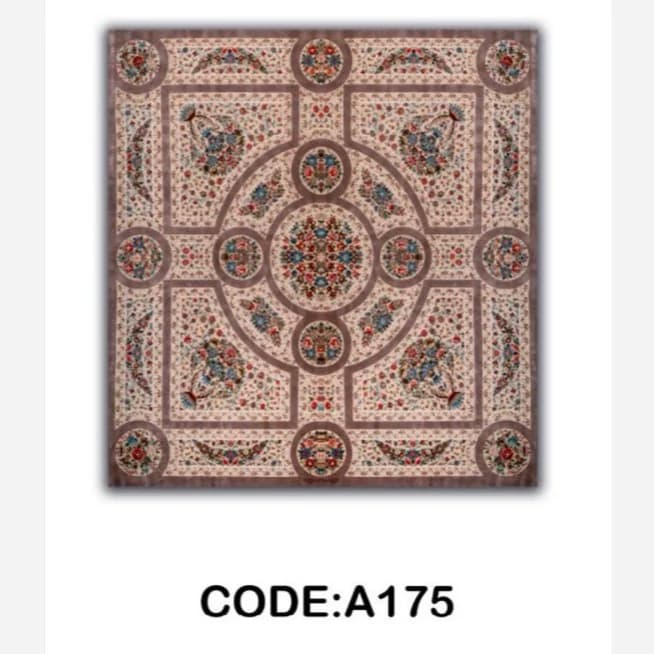 فرشینه مربع طرح چهار راه کد A175 (پس کرایه)