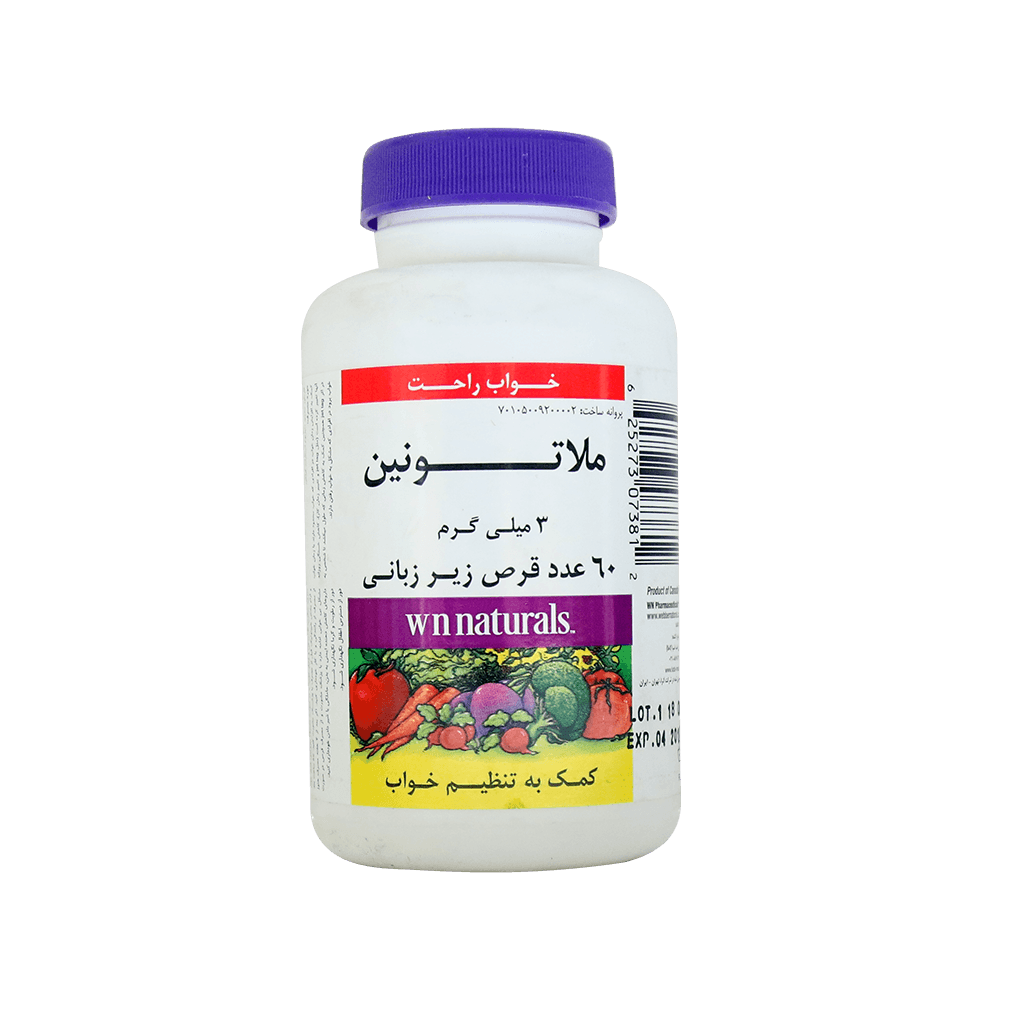 قرص زیر زبانی ملاتونین وبر نچرالز ۶۰ عدد