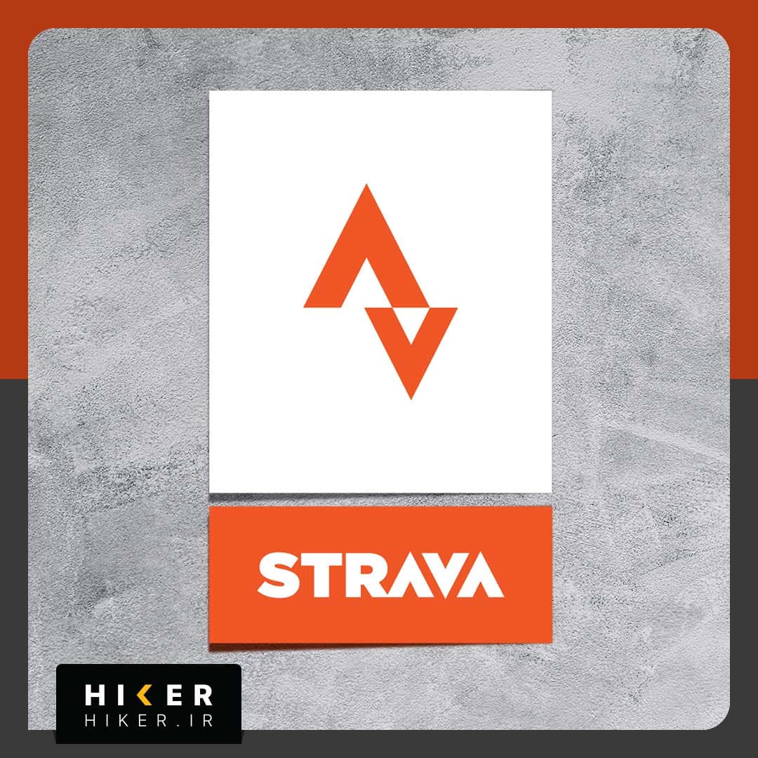 استیکر ۰۳۰۱ (Strava logo)
