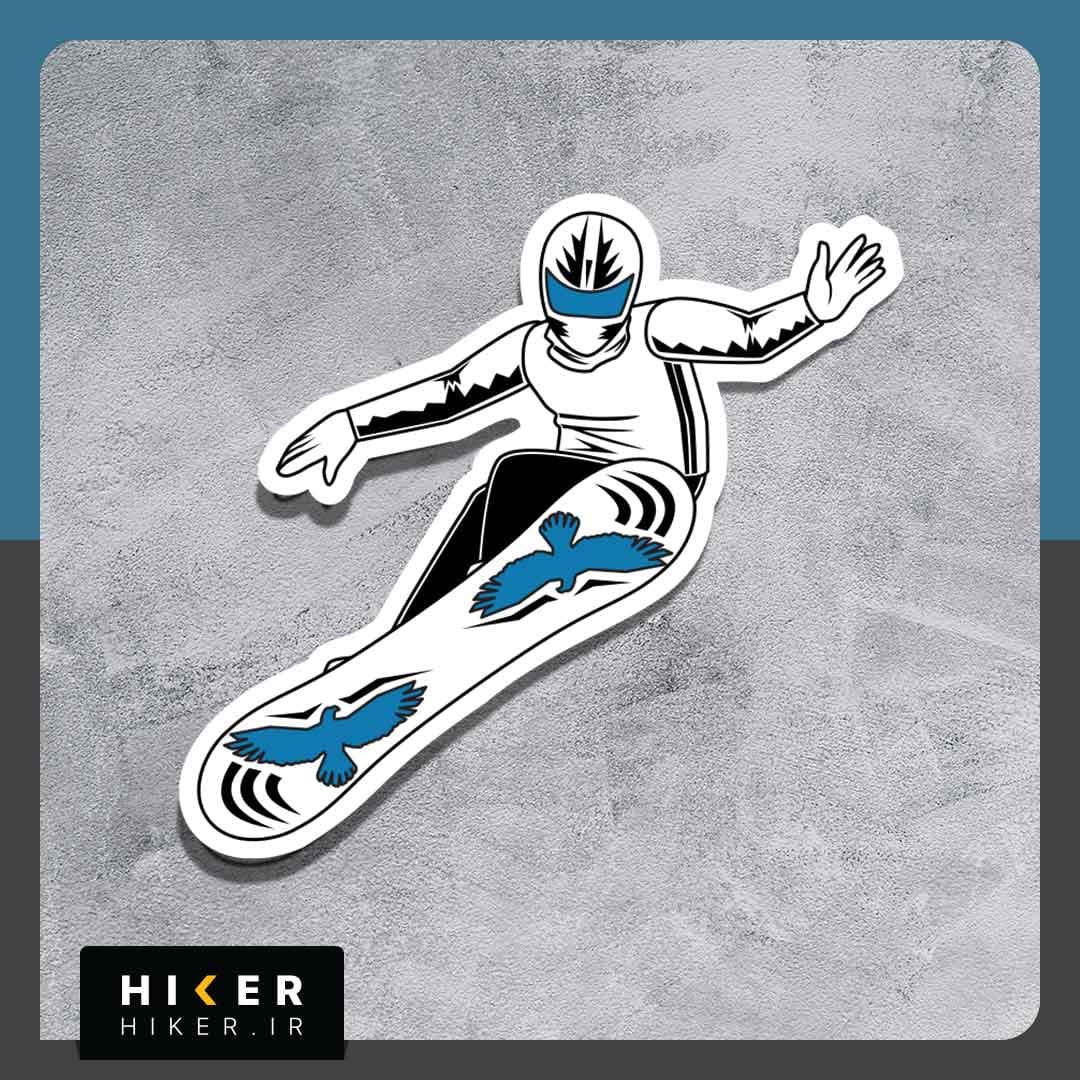 استیکر ۰۲۲۸ (snow board)