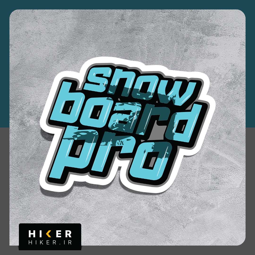 استیکر ۰۲۲۶ (Snowboard) — تصویر ۴