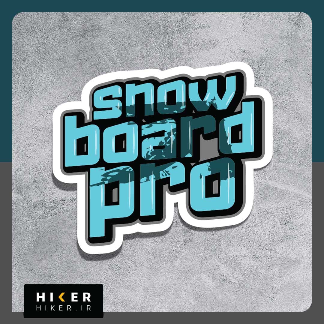 استیکر ۰۲۲۶ (Snowboard)
