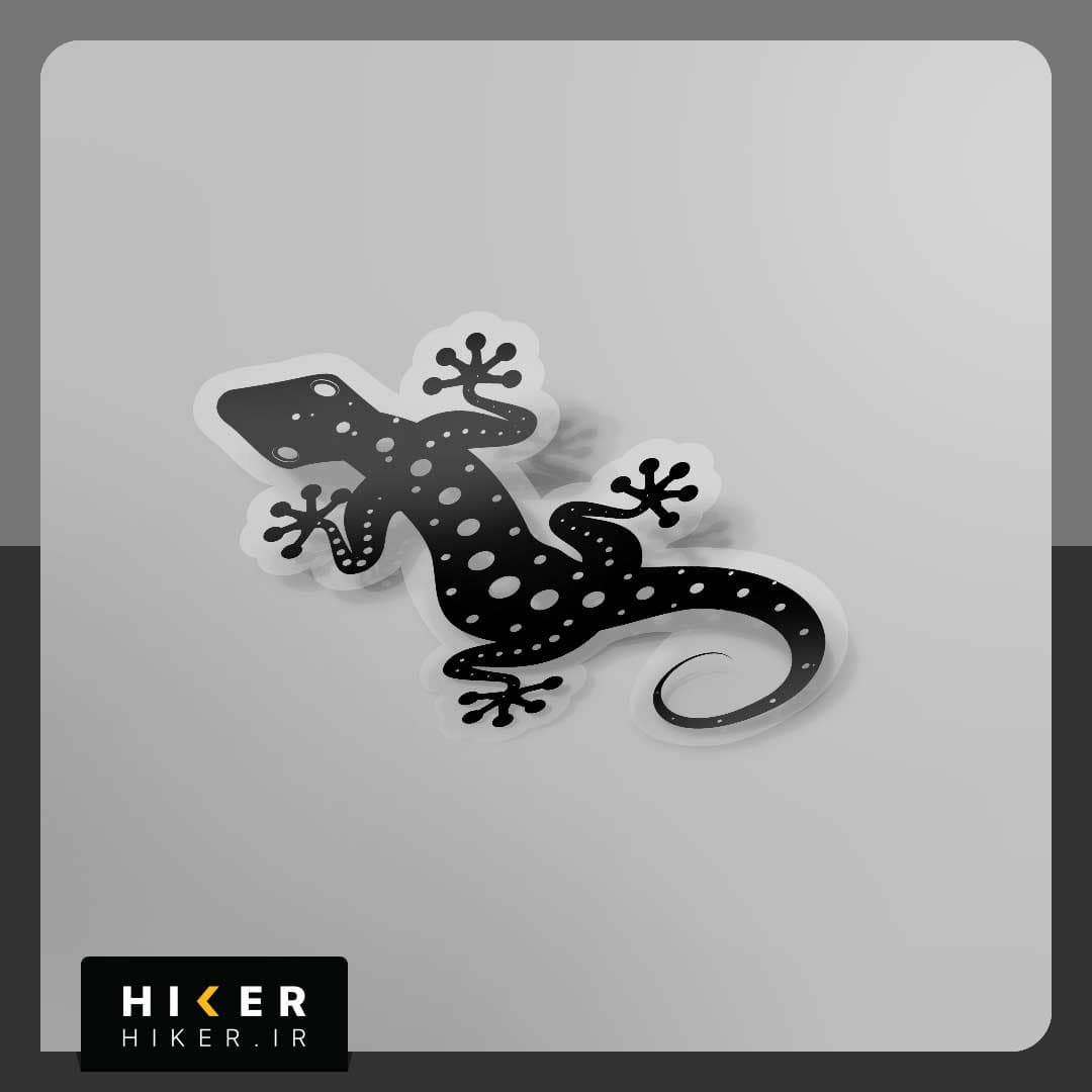 استیکر شفاف ۰۲۱۴ (مارمولک سنگنوردی) — تصویر ۳