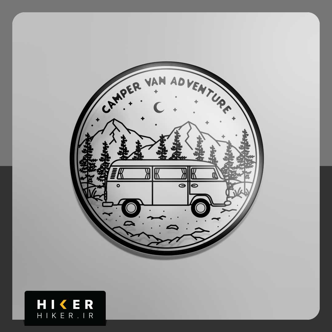 استیکر شفاف ۰۲۰۷ (camper)