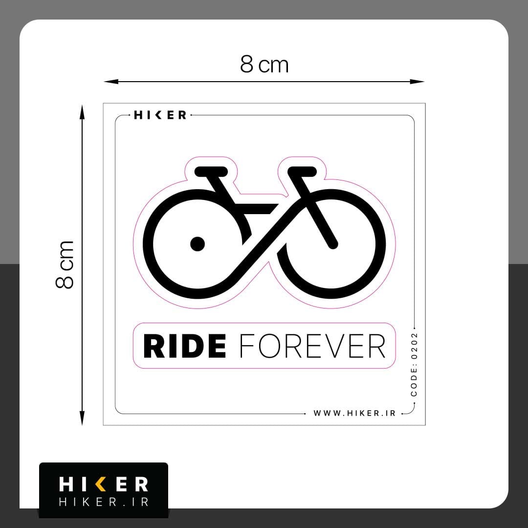 استیکر شفاف ۰۲۰۲ (ride forever) — تصویر ۶