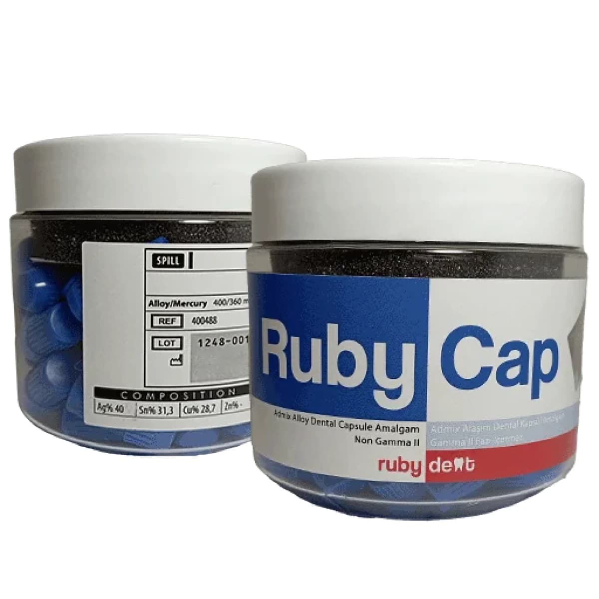 آمالکپ 3 واحدی روبی دنت RUBYDENT Amalgum — تصویر ۲