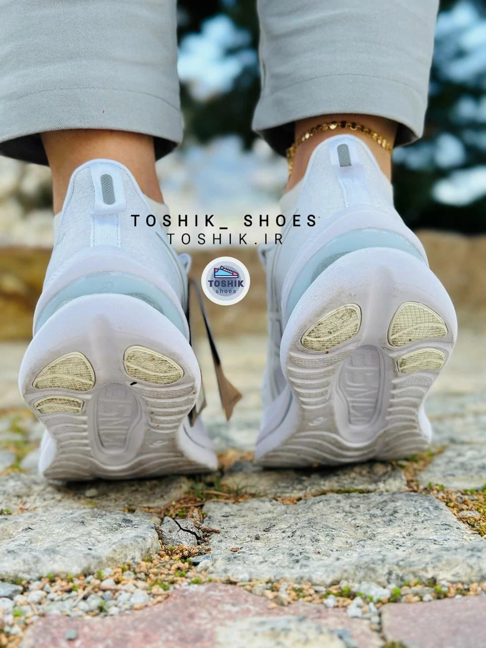کفش اسیکس ژل کینسی مکس Asics GEL-KINSEI MAX سفید — تصویر ۶