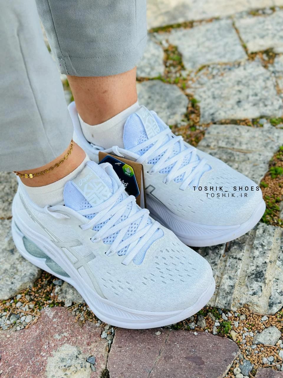 کفش اسیکس ژل کینسی مکس Asics GEL-KINSEI MAX سفید — تصویر ۴
