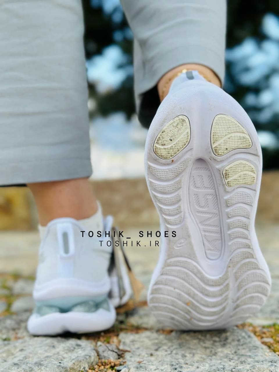 کفش اسیکس ژل کینسی مکس Asics GEL-KINSEI MAX سفید — تصویر ۷