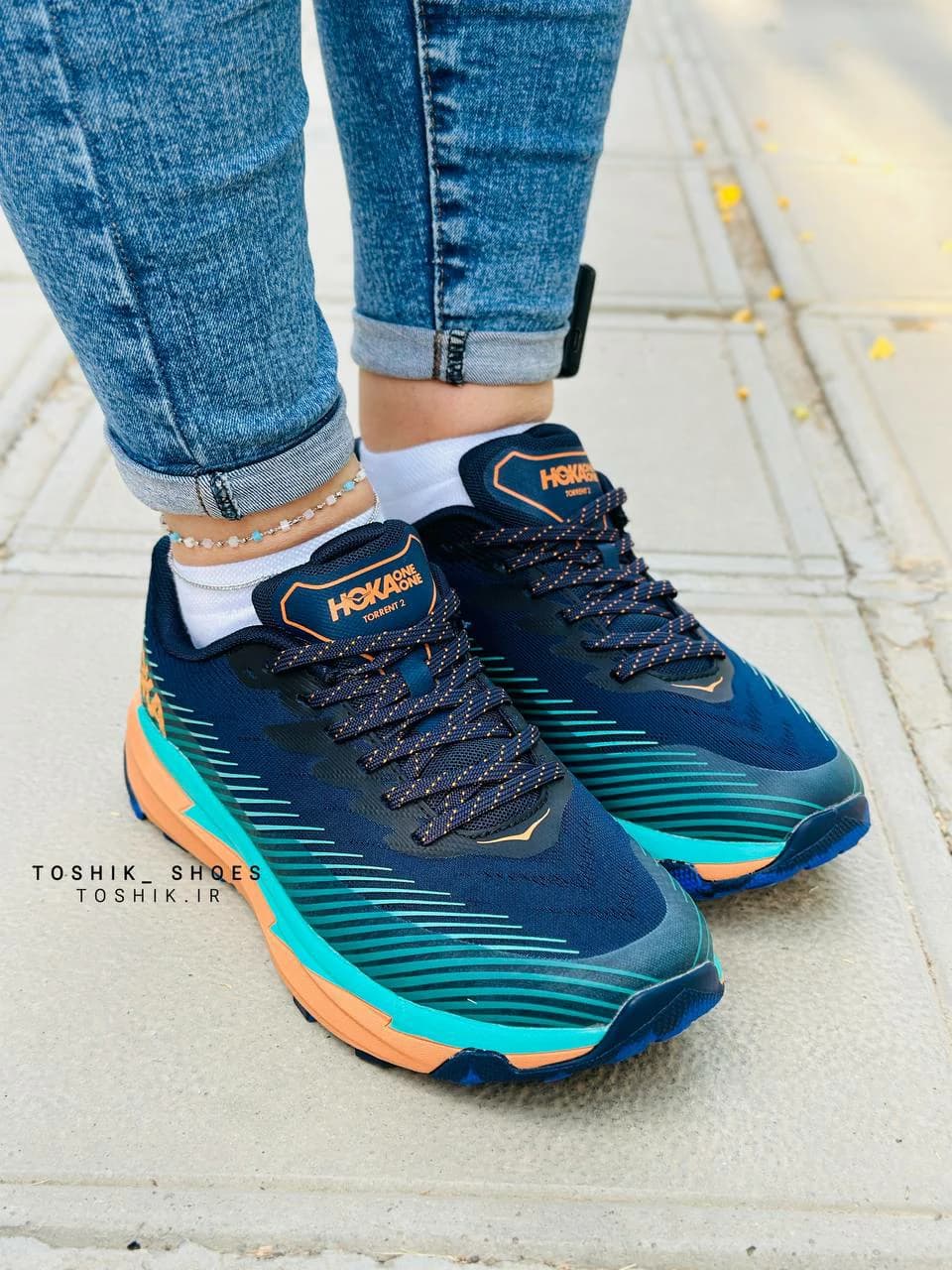 هوکا مدل تورنت 2 – Hoka torrent 2 سرمه ای زنانه و دخترانه — تصویر ۳