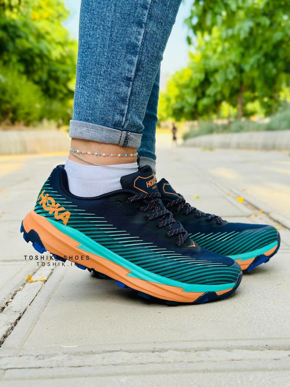 هوکا مدل تورنت 2 – Hoka torrent 2 سرمه ای زنانه و دخترانه — تصویر ۲