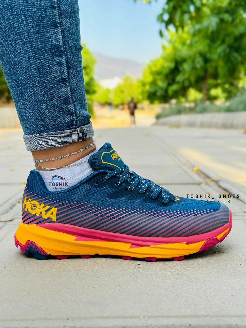 هوکا مدل تورنت 2 – Hoka torrent 2 آبی و نارنجی