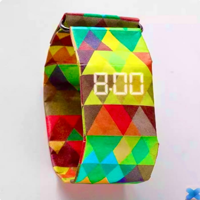 ساعت مچی ضد آب PAPER WATCH(طرح هندسی) — تصویر ۳