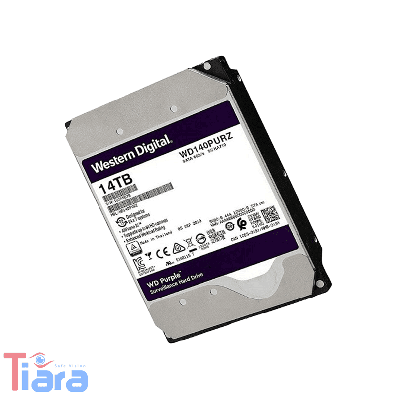 هارد اینترنال 14 ترابایت وسترن مدل WD Purple 14TB — تصویر ۲