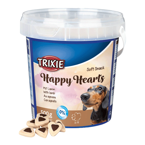 تشویقی سگ تریکسی مدل Trixie Soft Snack Happy Hearts