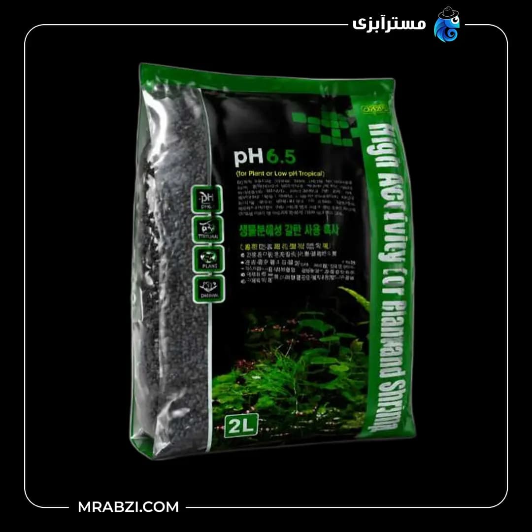 خاک آکواریوم ایستا مدل shrimp حجم 2 لیتر