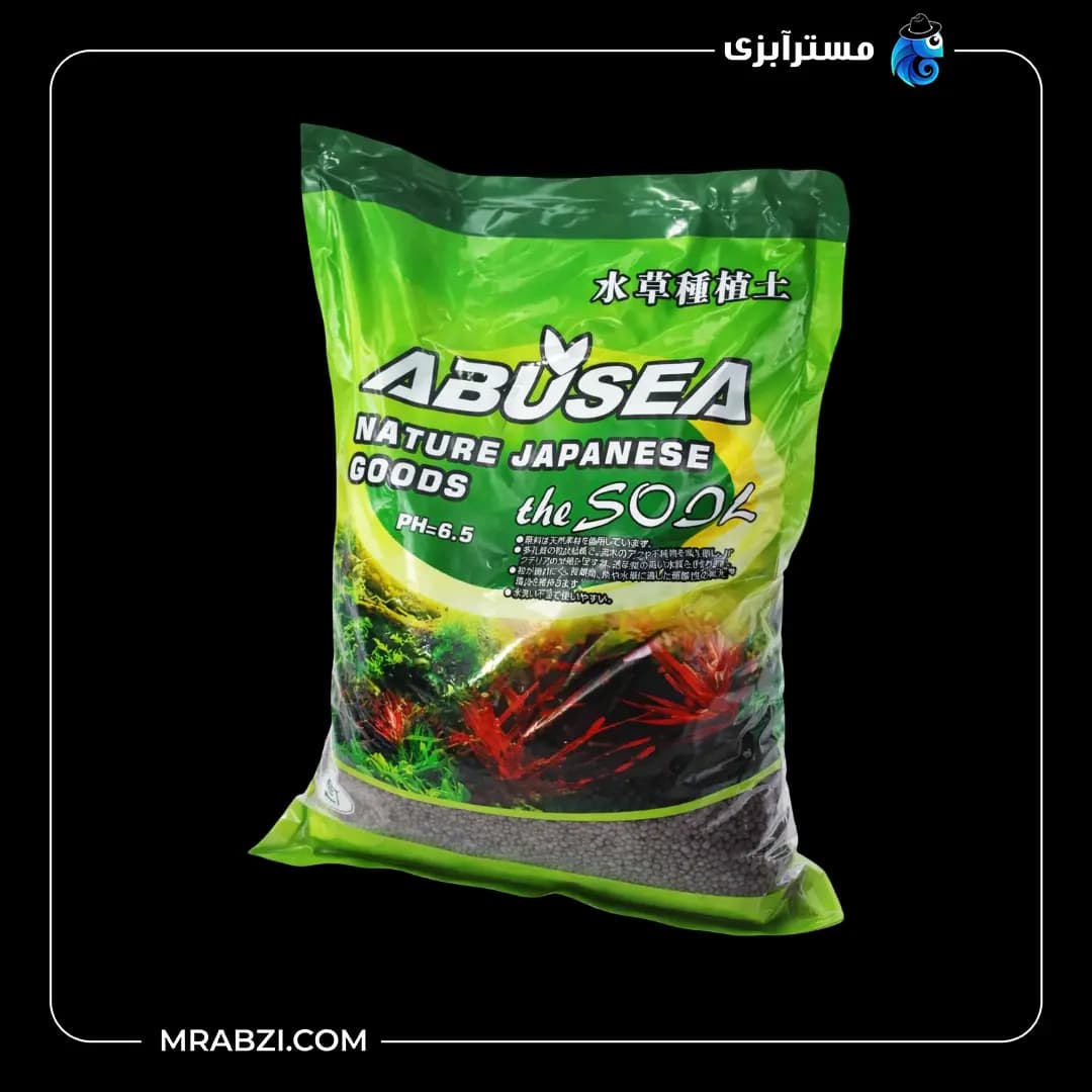 بستر و خاک آکواریوم گیاهی (3 لیتری) ABUSEA — تصویر ۲