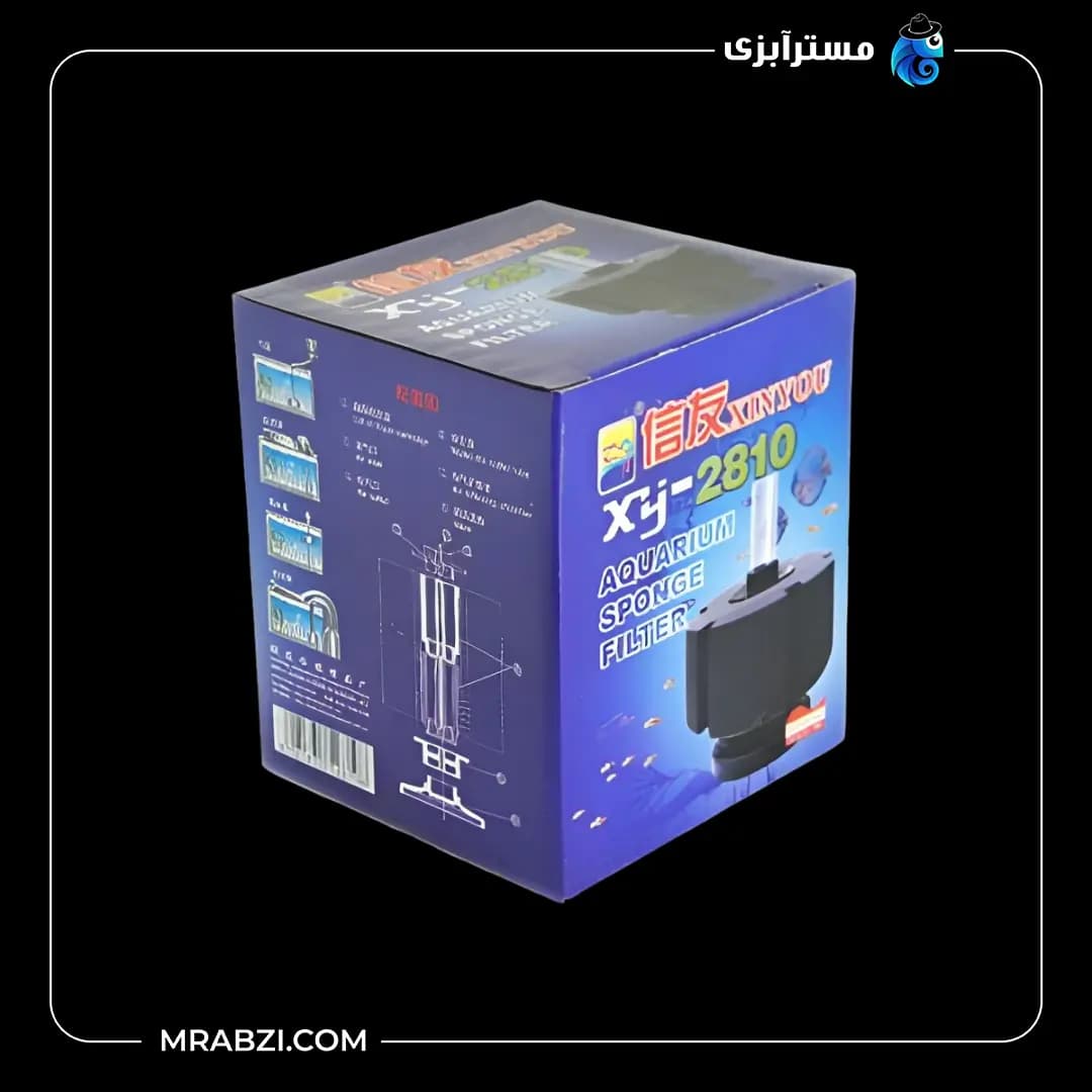 بیوفیلتر اسفنجی آکواریوم مدل XY-2810 — تصویر ۲