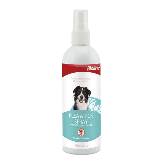 اسپری ضد کک و کنه سگ بایولاین – Bioline Flea &Tick Spray