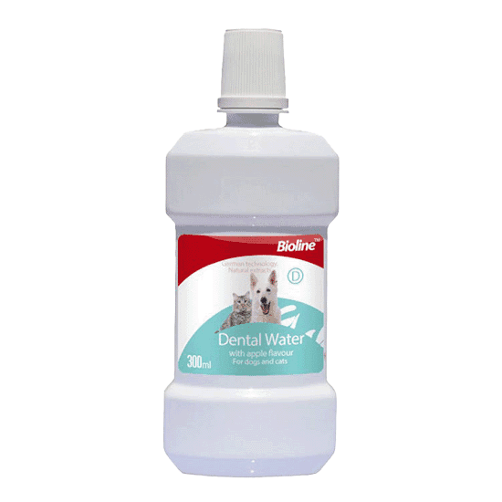 دهان شویه سگ و گربه بایولاین – Bioline Dental Water