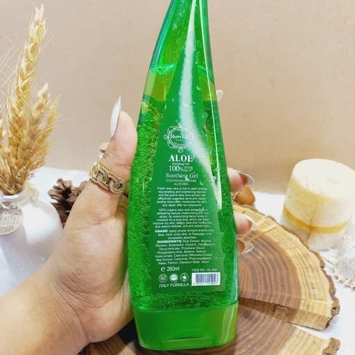 ژل آبرسان آلوئه‌ورا هپی لیدی مدل شاخکی حجم ۲۶۰ میلی‌لیتر – اورجینال — تصویر ۲