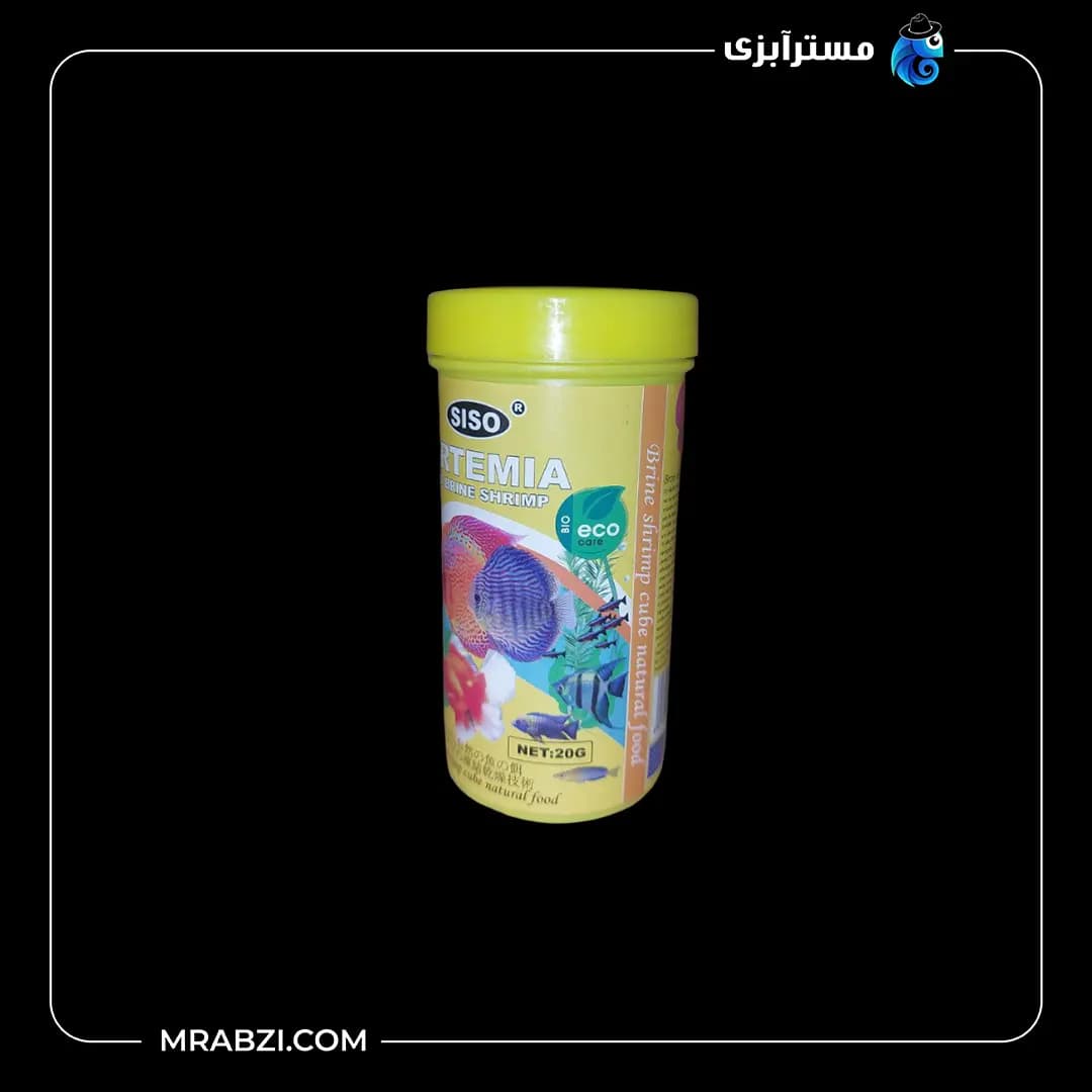 غذای خشک ماهی (میگو خشک ) برند SISO — تصویر ۲
