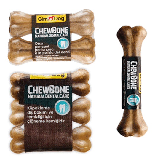 تشویقی استخوان ژلاتینی سگ جیم داگ مدل Gimdog Chewbone