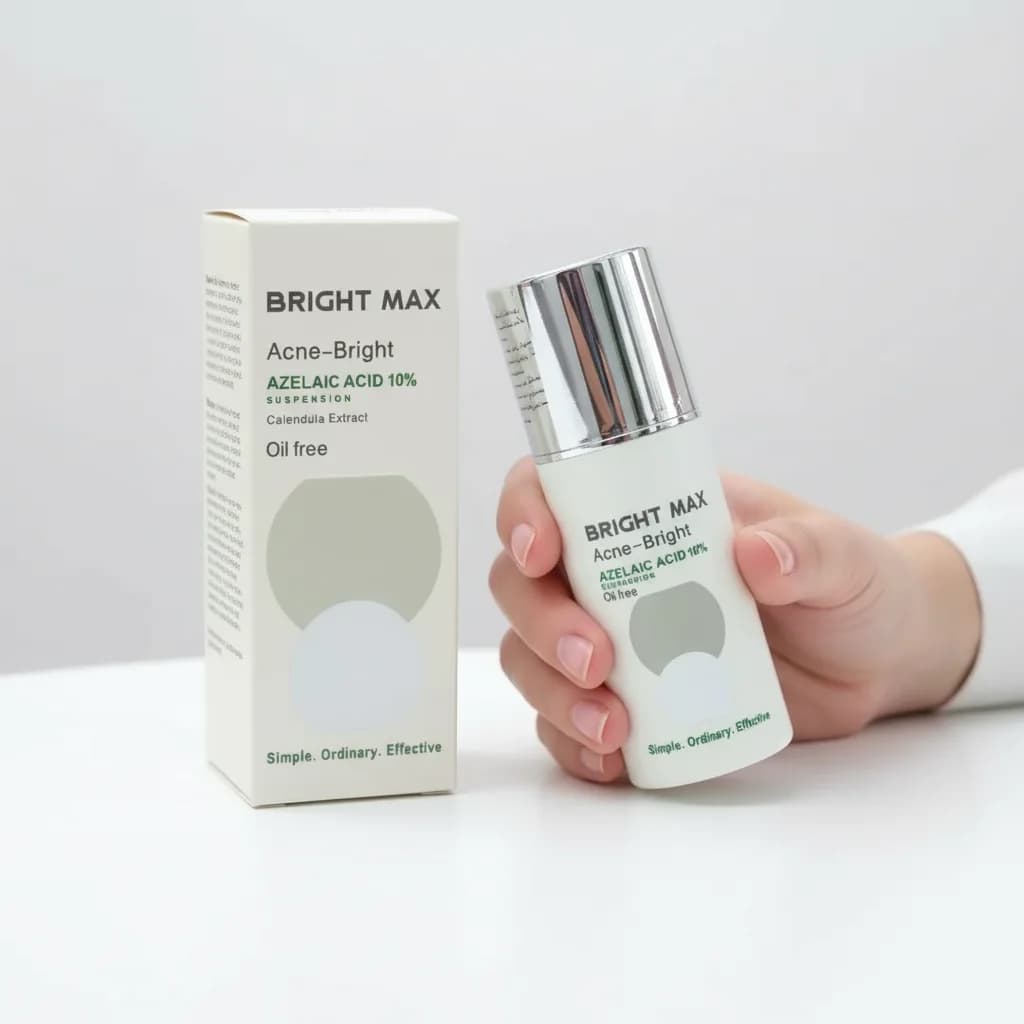 سرم آکنه آزلائیک اسید 10% برایت مکس — تصویر ۳