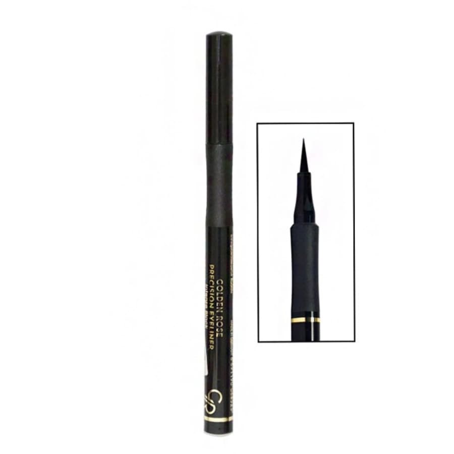 خط چشم مدادی ماژیکی گلدن رز GOLDEN ROSE ORECISION EYELINER — تصویر ۳