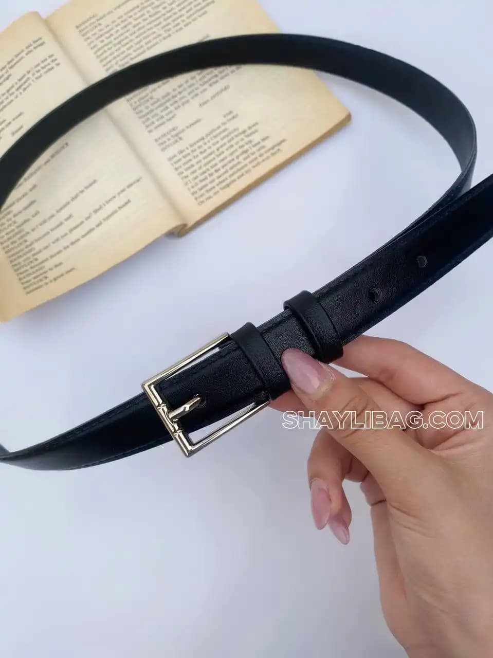 کمربند ساده ۲/۵ سانتی مدل بژین