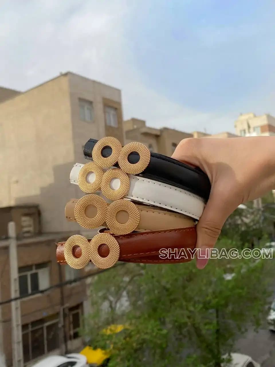 کمربند مجلسی 2 سانتی زنانه مدل بانل — تصویر ۸