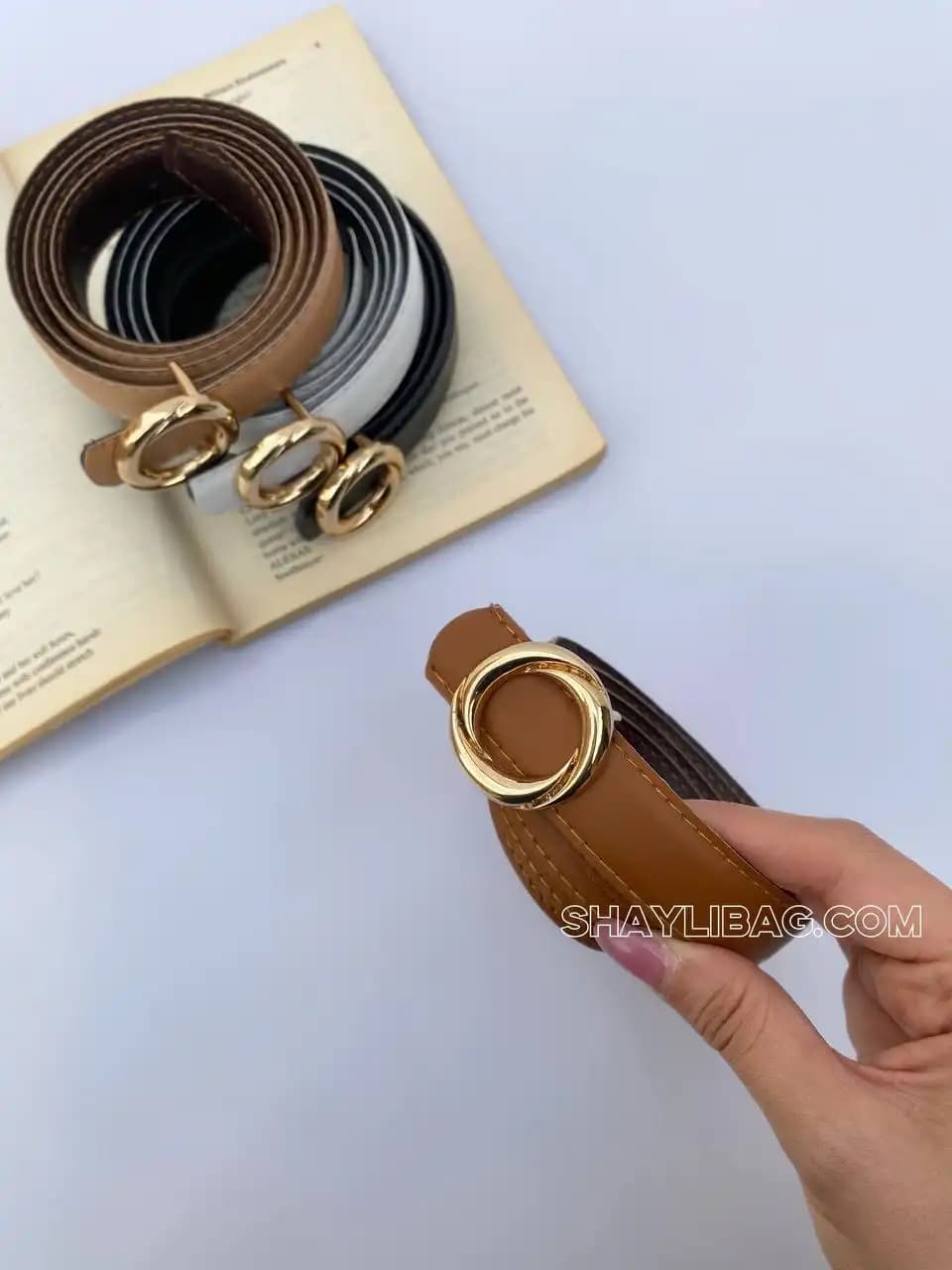 کمربند مینیمال ۲ سانتی زنانه مدل مایا — تصویر ۶