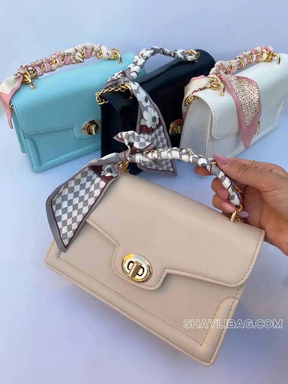 کیف مجلسی دستی و دوشی زنانه مدل هیلی — تصویر ۲