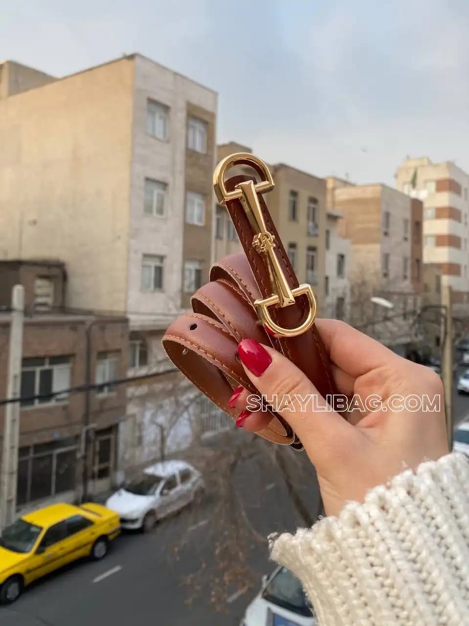 کمربند مینیمال ۲ سانتی زنانه مدل تیلور — تصویر ۵
