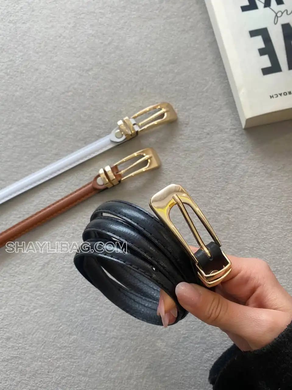 کمربند مینیمال ۱/۵ سانتی زنانه مدل ژیکان — تصویر ۵