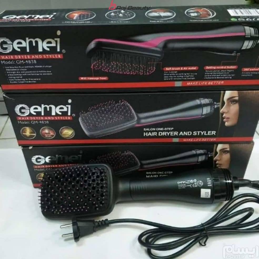 برس حرارتی جیمی مدل GM-4838 Heat Brush — تصویر ۳