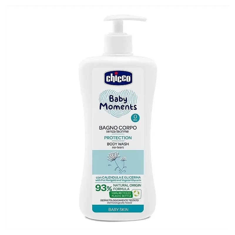شامپو بدن چیکو Chicco مدل Baby Moments حجم 200 میلی لیتر